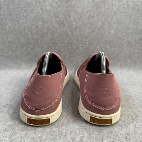 Olukai Womens Shoes Size 8.5 Pehuea Pink Slip On Low Top Comfort Casual Sneakers - Picture 5 of 9